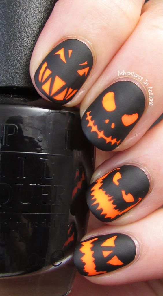 Inspiration For Halloween Nail Art Designs