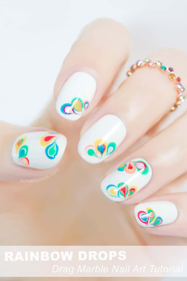 Spring rainbow drops