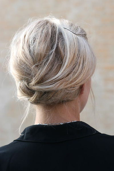 Low, Loose French Braid