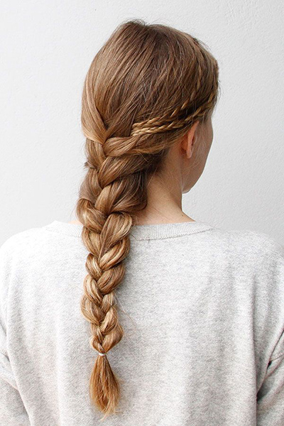 Tucked French Braid