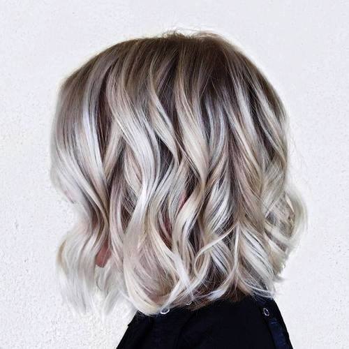 Silver Bob with Loose Layers