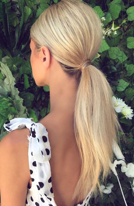 a chic braided ponytail on ombre hair for a gorgeous effortlessly chic look