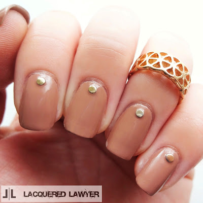 Coffee shop brown nail art