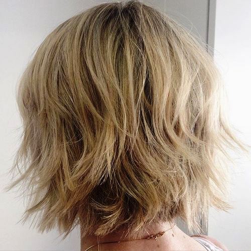 Flicked Layers with a Stacked Bob