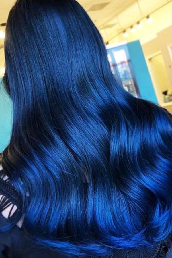 How to get blue black hair? 5