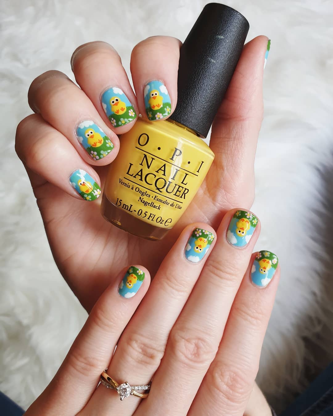 Chick Design Amazing DIY Nail Art for Easter
