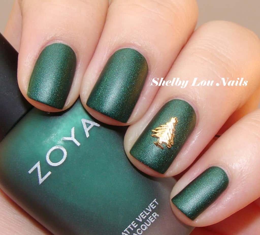 Deep green and christmas tree decals