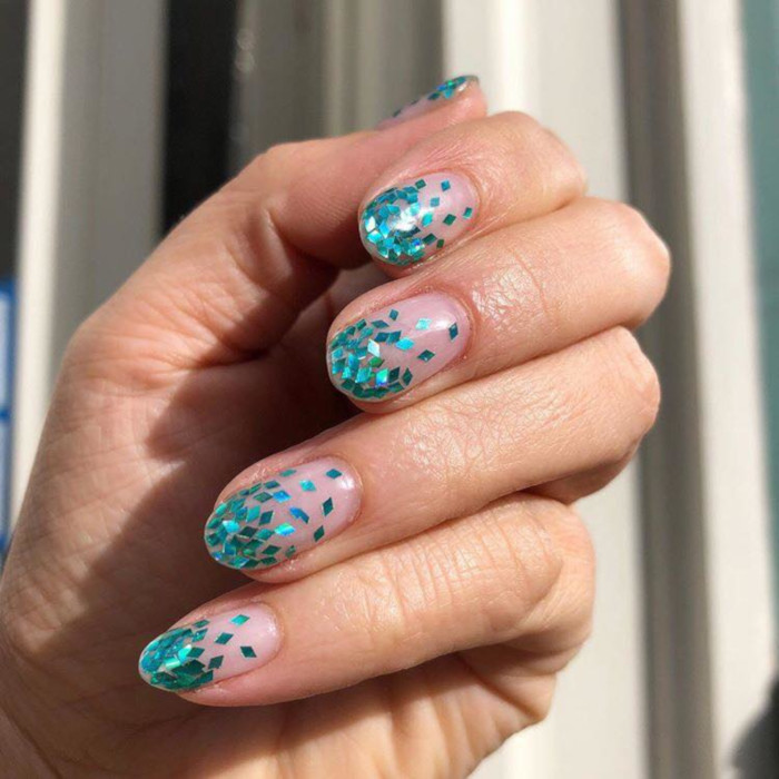 Summer Nail Ideas glitter nails
