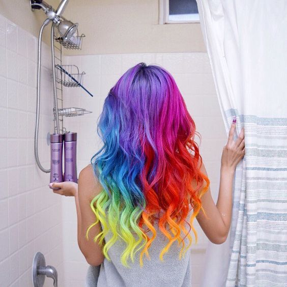 How To Pull Off Colorful Hair At Home