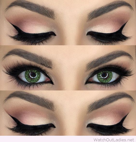 Makeup for Green Eyes - green eyes makeup tutorials