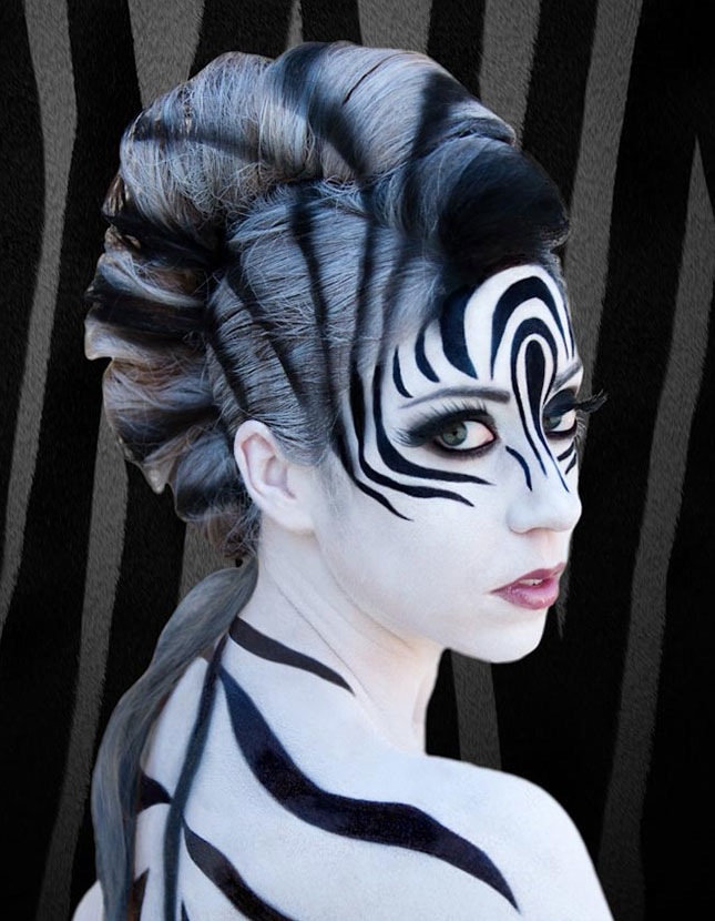 Full zebra makeover