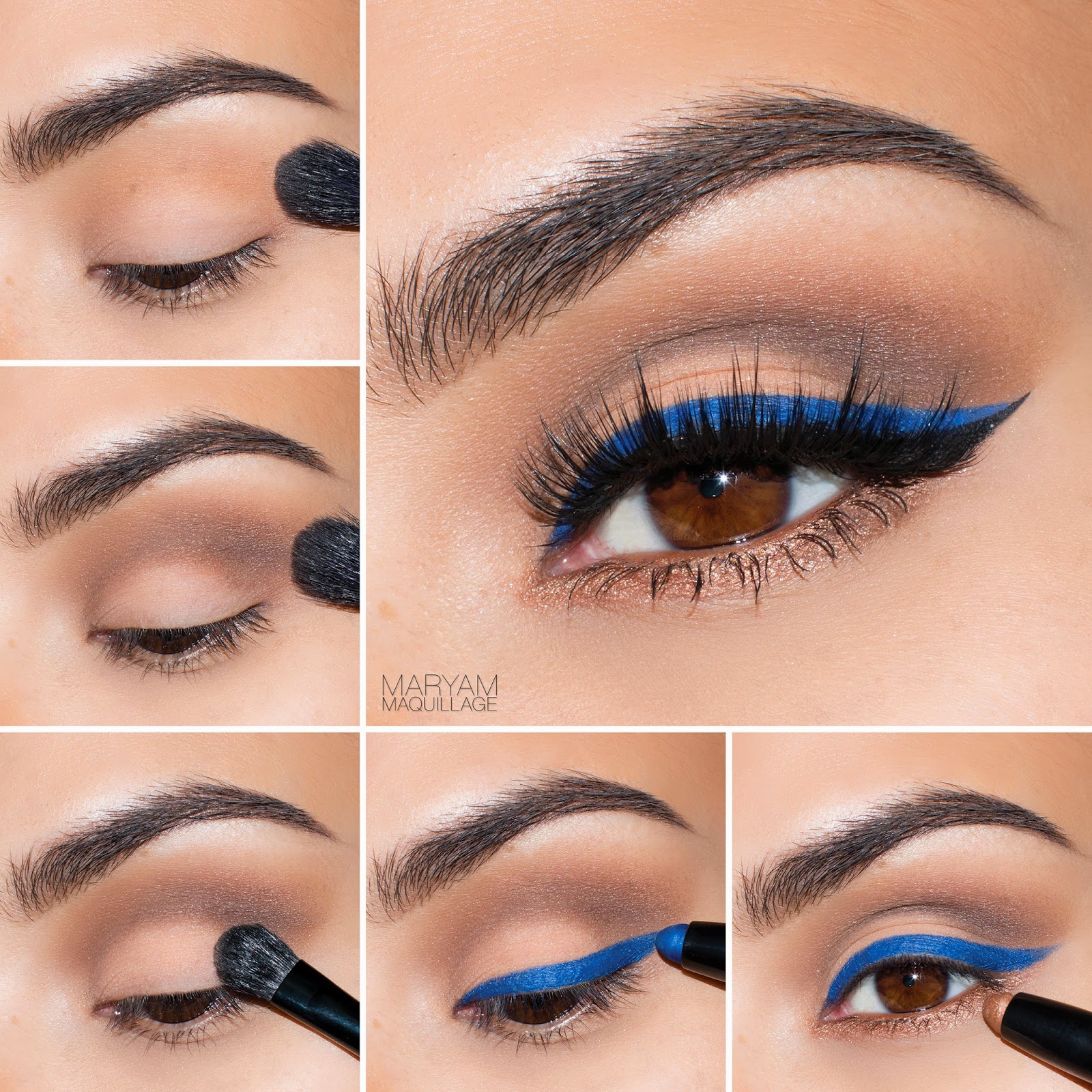 Double lined bright blue wing