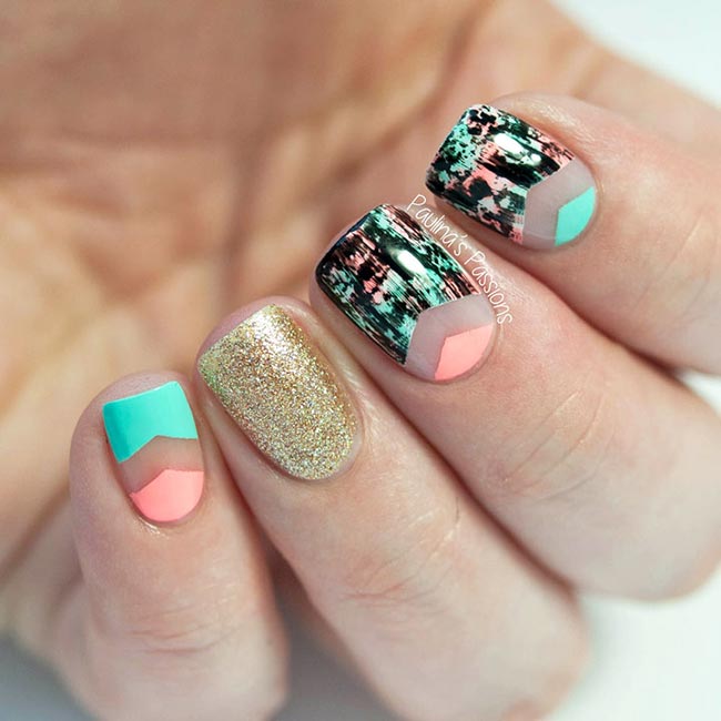 Negative Space Nail Art Ideas Trendy for 2015