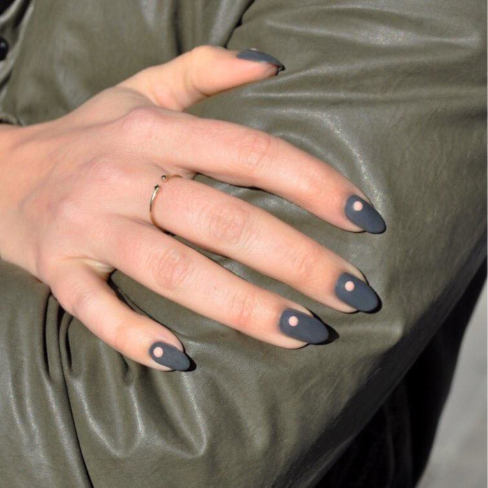 Neutral Nail Ideas That Go With Everything grey nails