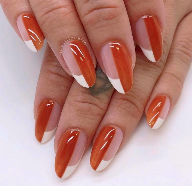 minimalist nail designs for fall