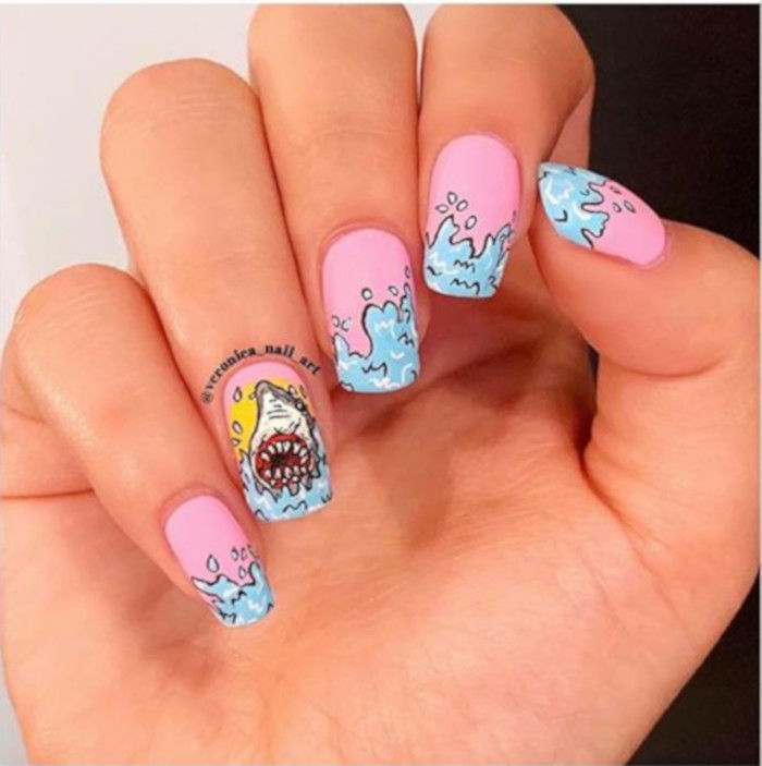 Shark Week Nail Art is A Trend We Never Saw Coming