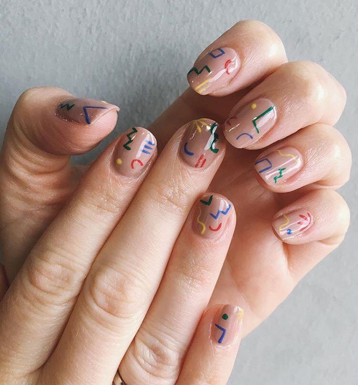 The-Biggest-Fall-2018-Nail-Trends-geometric nails
