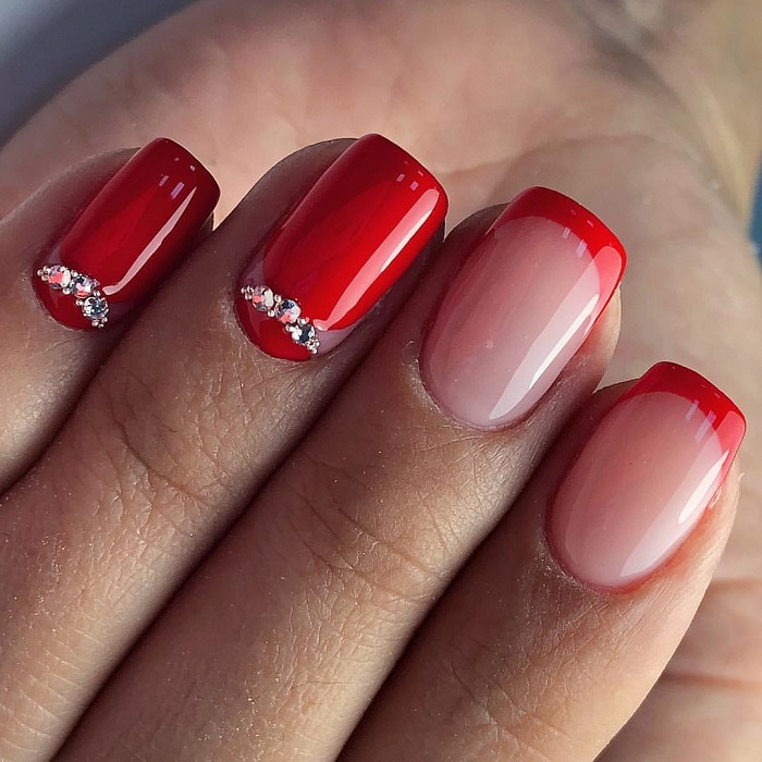 The-Trendiest-French-Manicure-Inspo-For-Winter-red