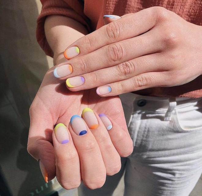 fresh modern takes on french manicure for summer