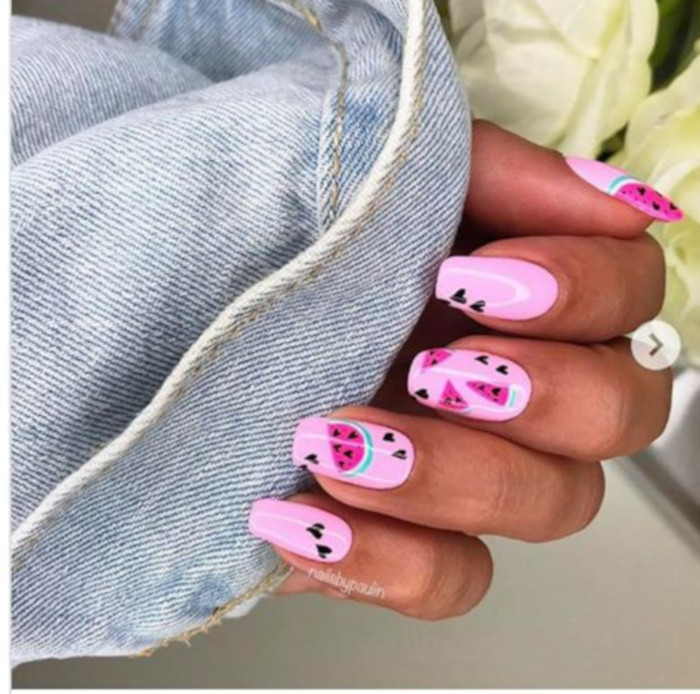 Watermelon Nail Art Is The Hottest Summer Trend