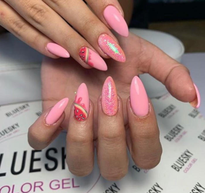 Watermelon Nail Art Is The Hottest Summer Trend