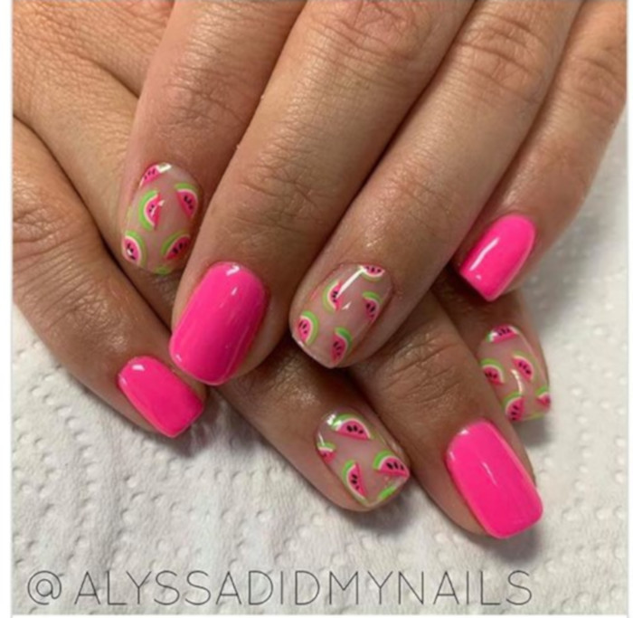 Watermelon Nail Art Is The Hottest Summer Trend