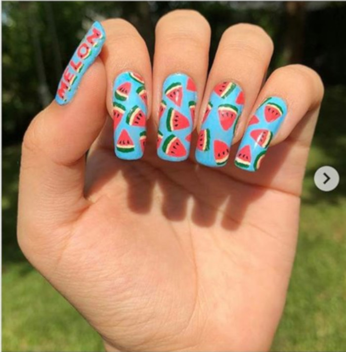 Watermelon Nail Art Is The Hottest Summer Trend